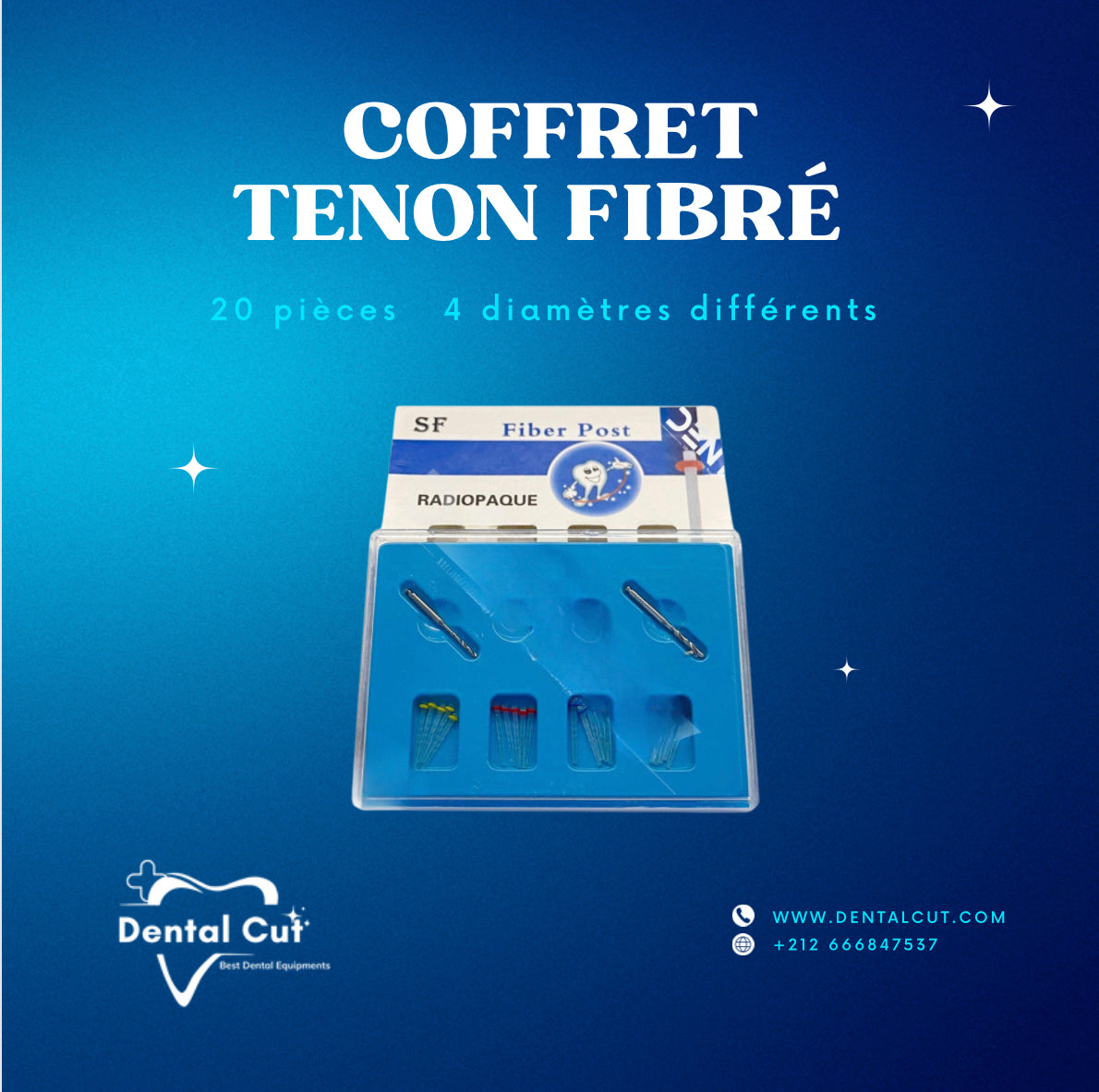 TENON FIBRÉ COFFRET DE 20 PIECES